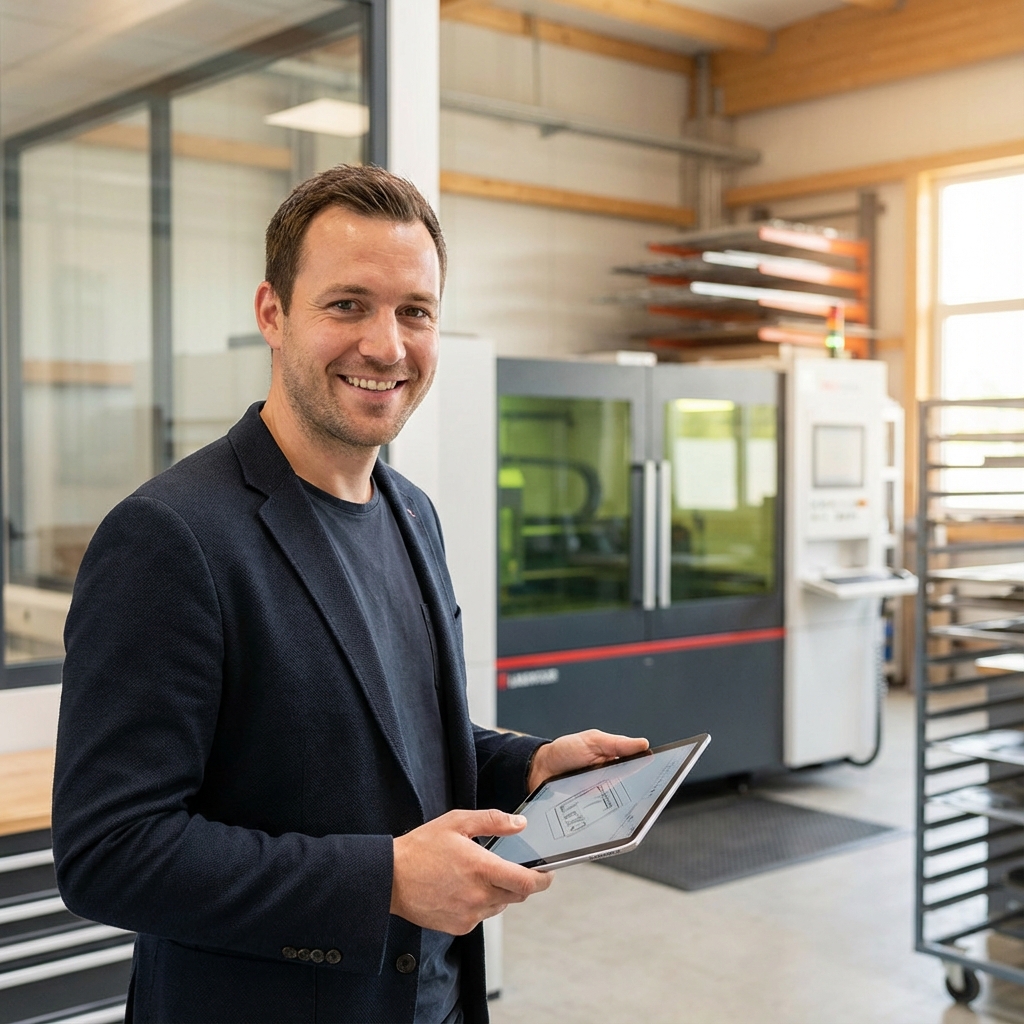 Majitel Pemia v dílně